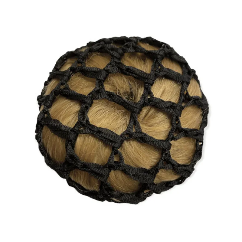 Equetech Crochet Bun Net in Black 
